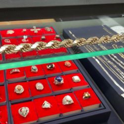 Silver Solid Rope Braceletes