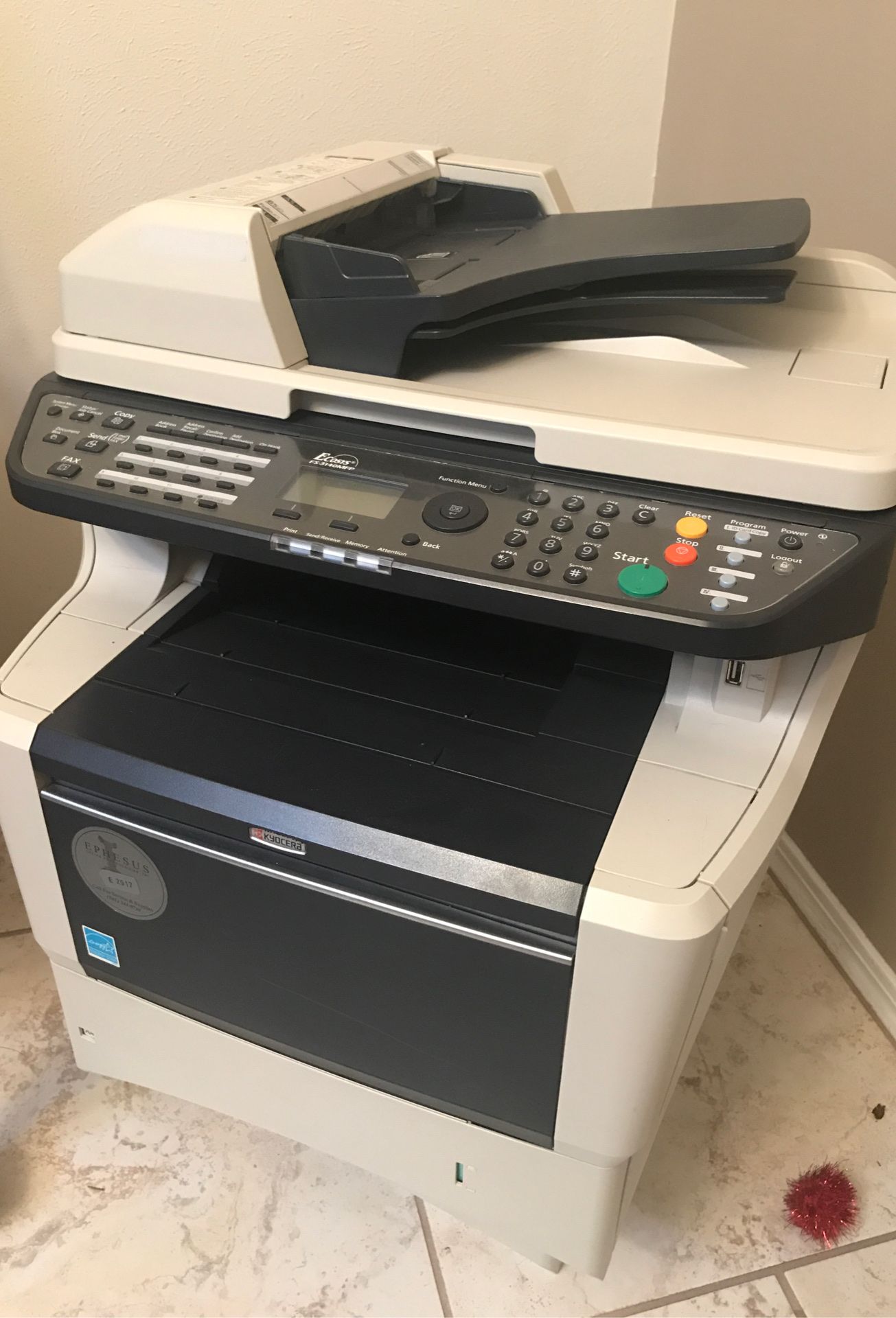 Kyocera Large capacity printer with additional paper trays