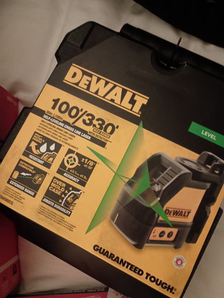 DeWalt Cross Laser Level