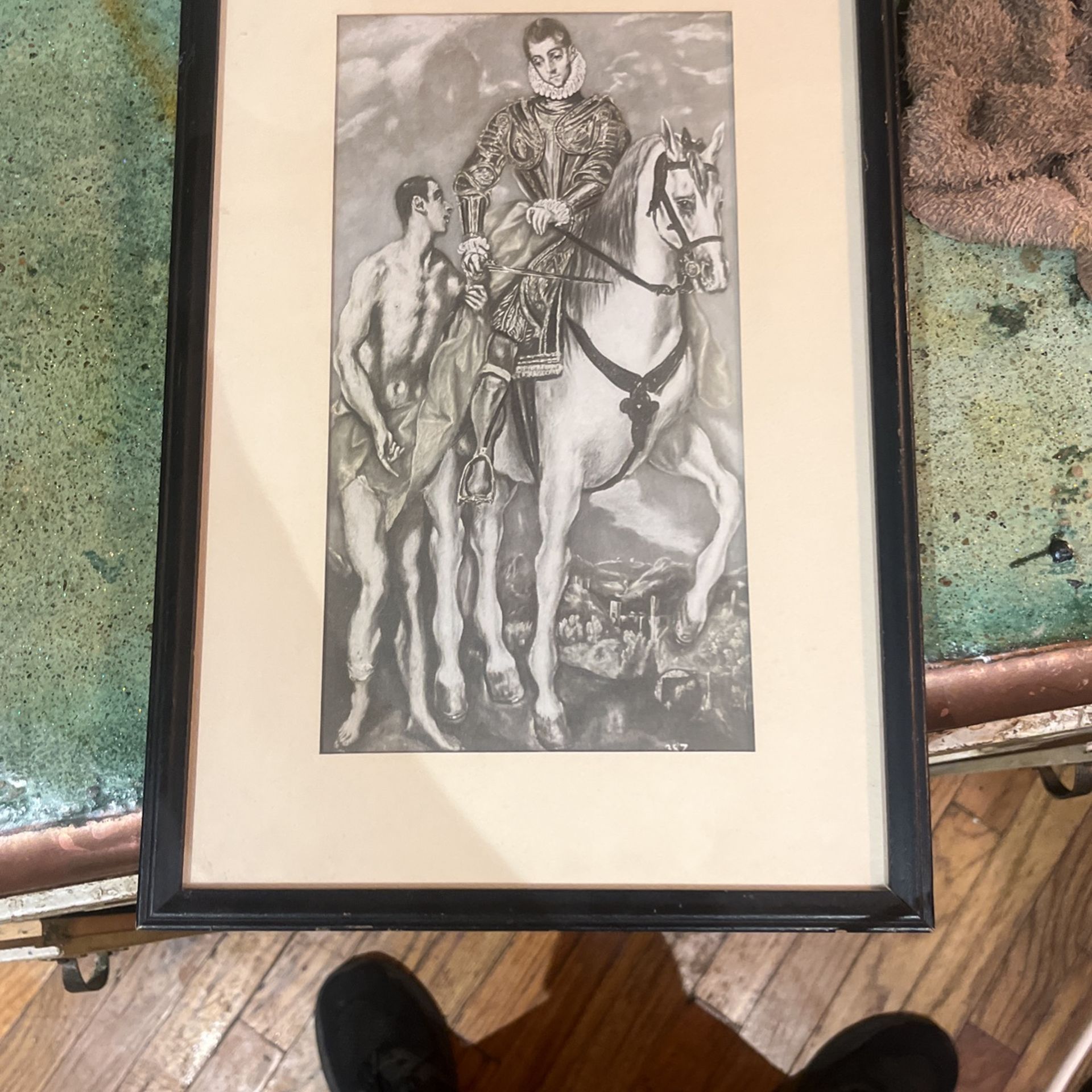 Saint Martin In The Bigger Grieco Spanish School Of 1541 And 1614