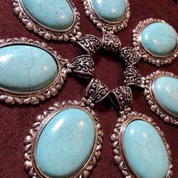 Turquoise Pendants .