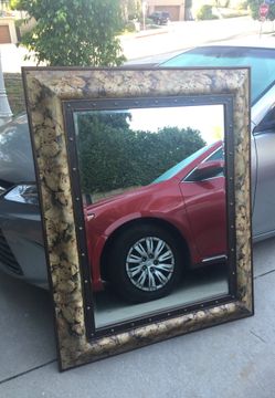 Large beveled mirror 43”x54”