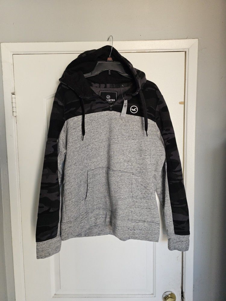 Men's Hollister Sweater Large Camouflage