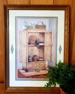 Boho Style  Vintage Print By Kay Lamb Shannon Wall Decoration 