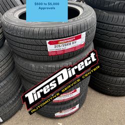 205/55R16 SET OF 4 NEW TIRES WITH INSTALLATION AND BALANCING
