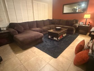 Down sectional couch