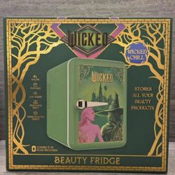 Wicked Beauty Mini Fridge 4L Skincare Makeup Limited Edition Elphaba & Glinda