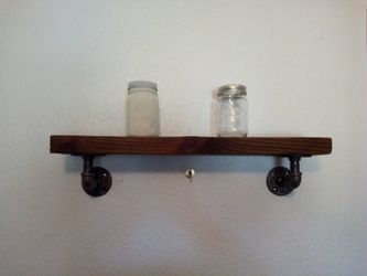 Rustic Farmhouse Industrial Shelves