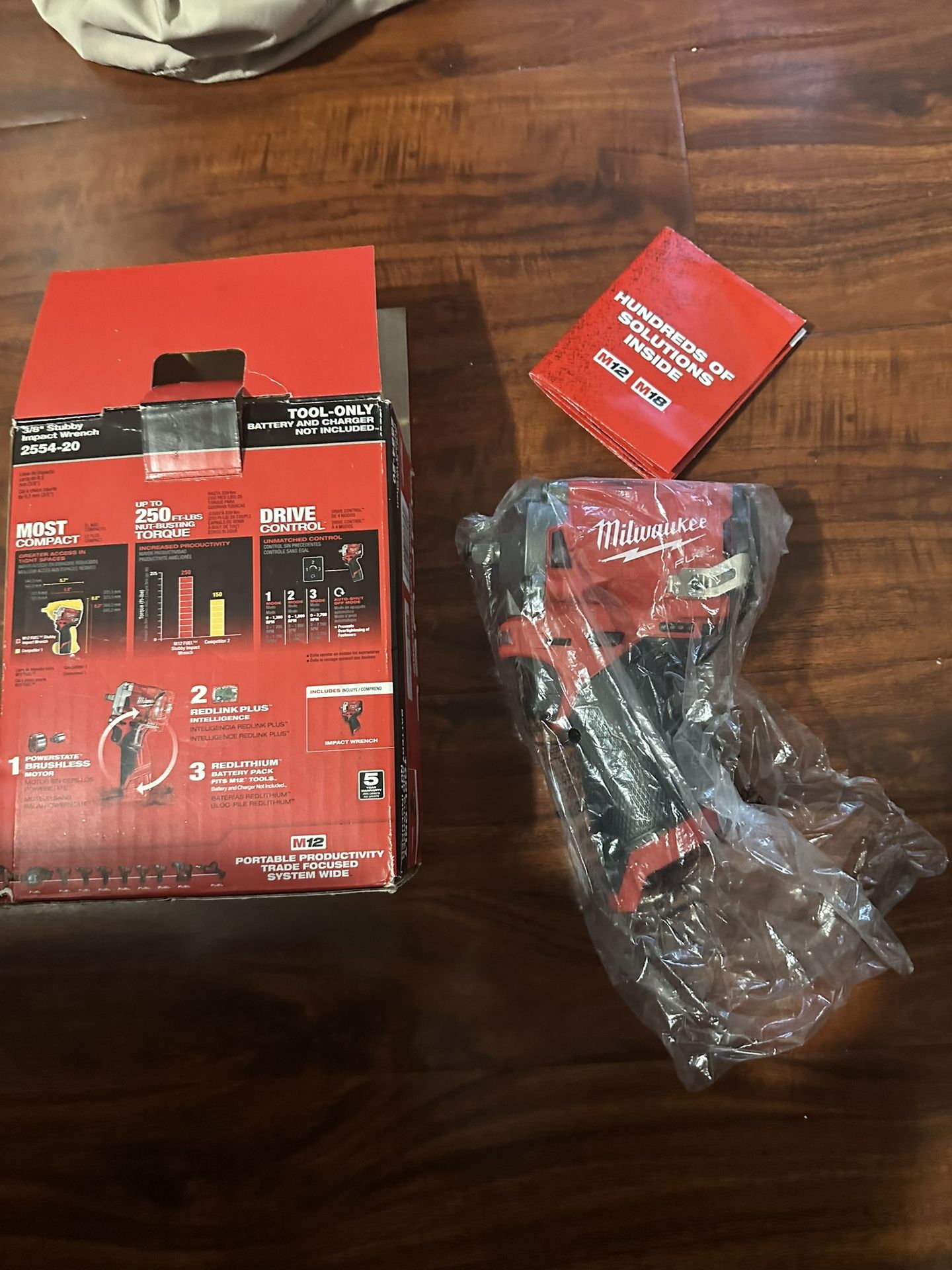 Milwaukee New 3/8"  Impact wrench M12 Fuel
