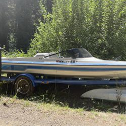Malibu Speedboat And Trailer