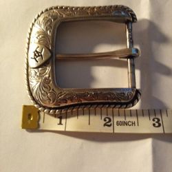 ARIAT Western Floral Pattern BELT BUCKLE.
