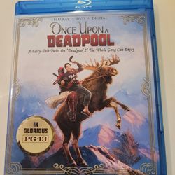 $5 BLU RAY. ONCE UPON A DEADPOOL. $5 OR TRADE FOR A MOVIE TITLE I DO NOT ALREADY OWN. BLU RAY ONLY NO DIGITAL .