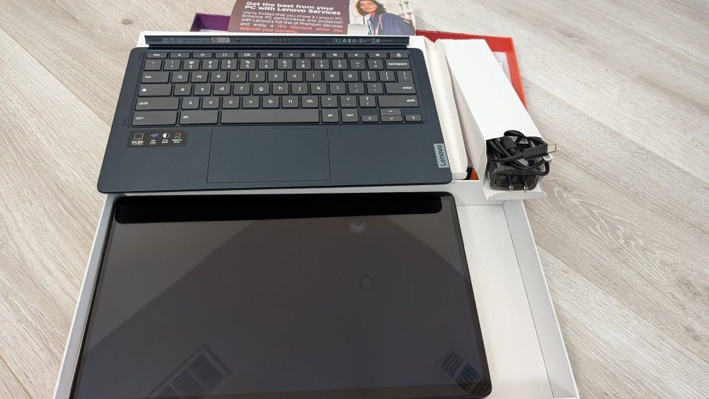 New Lenovo IdeaPad Duet 5 Chromebook 13.3" OLED FHD Touchscreen 2-in-1 Tablet