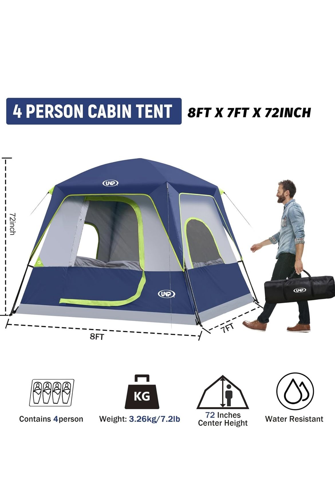 UNP 4 Person Tent