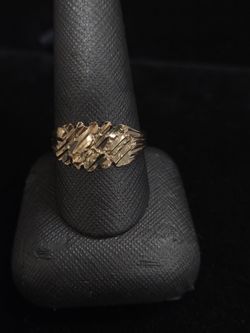 10k Gold man's ring