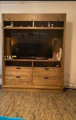 ARHAUS Entertainment Center LOCAL PICK ONLY!!!BEST OFFER CONSIDERED