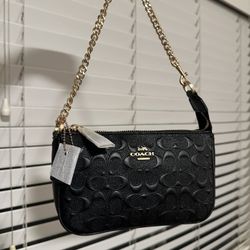 Black Small Coach Purse Comes As Shown In Picture