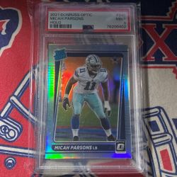 Micah Parsons Holo Graded Rookie Football Card