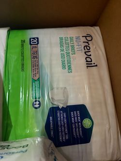 Prevail Nu-Fit Adult Incontinence Brief XL Heavy Absorbency Breathable,