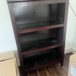  Dark Wood Bookshelf 