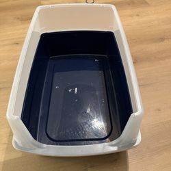 XL High-Sided Cat Litter Box Bin – 26” – Great for Large Cats / Low Tracking