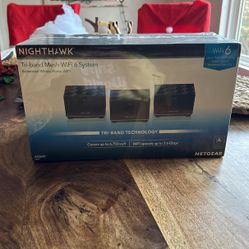 NEW~Nighthawk Mesh WiFi 6~SEALED  