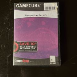 The Simpsons Hit And Run. Game Cube