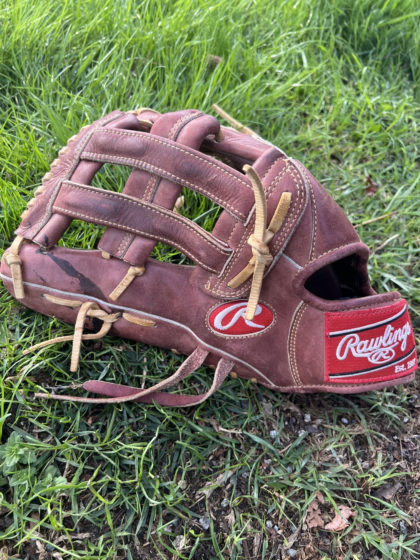 Rawlings Pro Heritage HP1275 12 3/4 Baseball Glove, FOR LEFTY Player