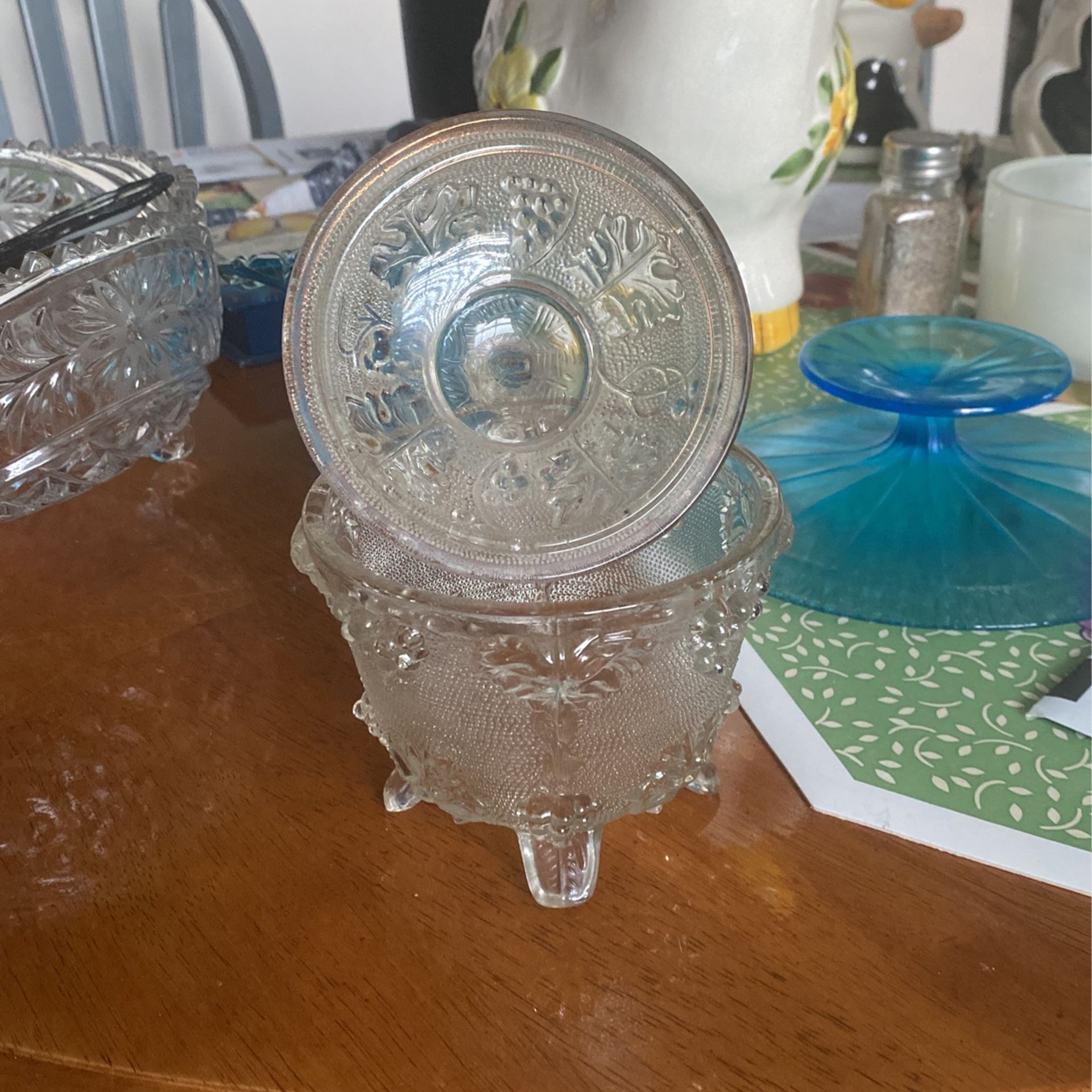 Vintage  Clear Candy Dish