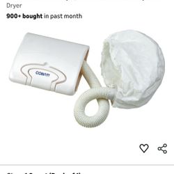 Conair Bonnet Hair Dryer, Soft Portable Bonnet Style Hair Dryer