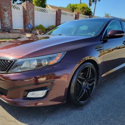 (14) Kia Optima, Clean Title, Low Miles, Factory Warranty, Smogged, 4 Cylinder Gas Saver, 20"Rims, Touchscreen Bluetooth Stereo, Runs Great