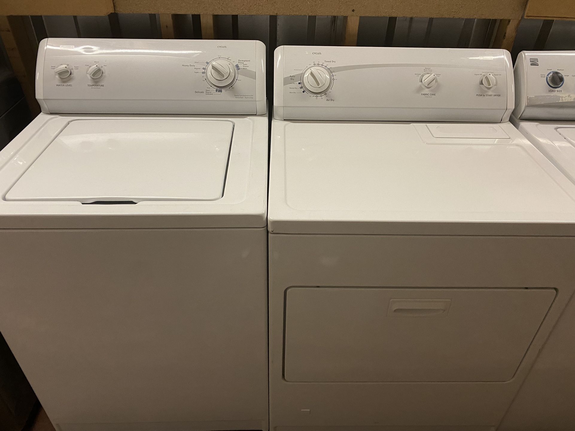 Kenmore Washer And Dryer Set