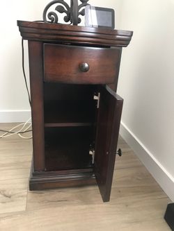 Night stand and Lamp