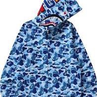 Bape Shark Hoodie Blue 