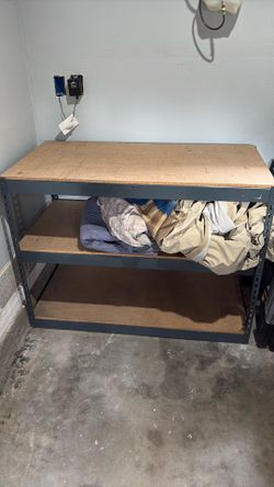 Metal shelving