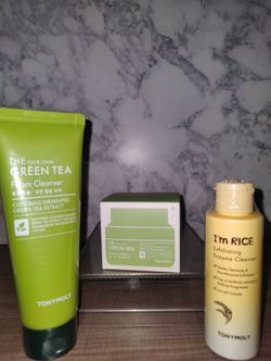 Brand NEW! 🟩   TonyMoly Facial Care Products - chok chok green-tea