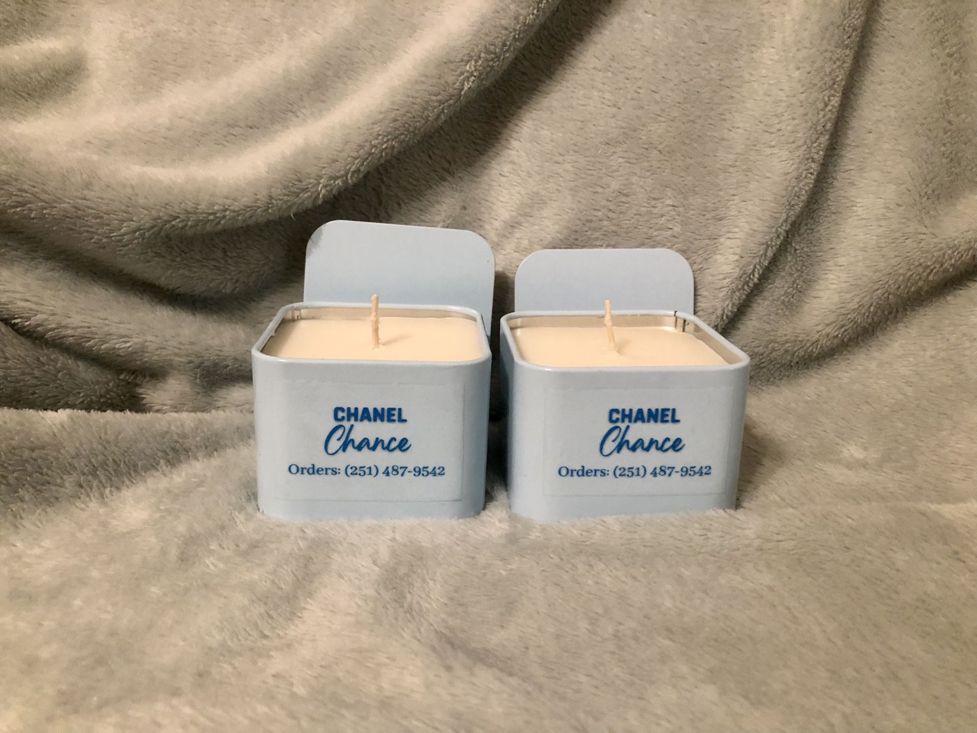 2 Chanel Chance Scent Candles