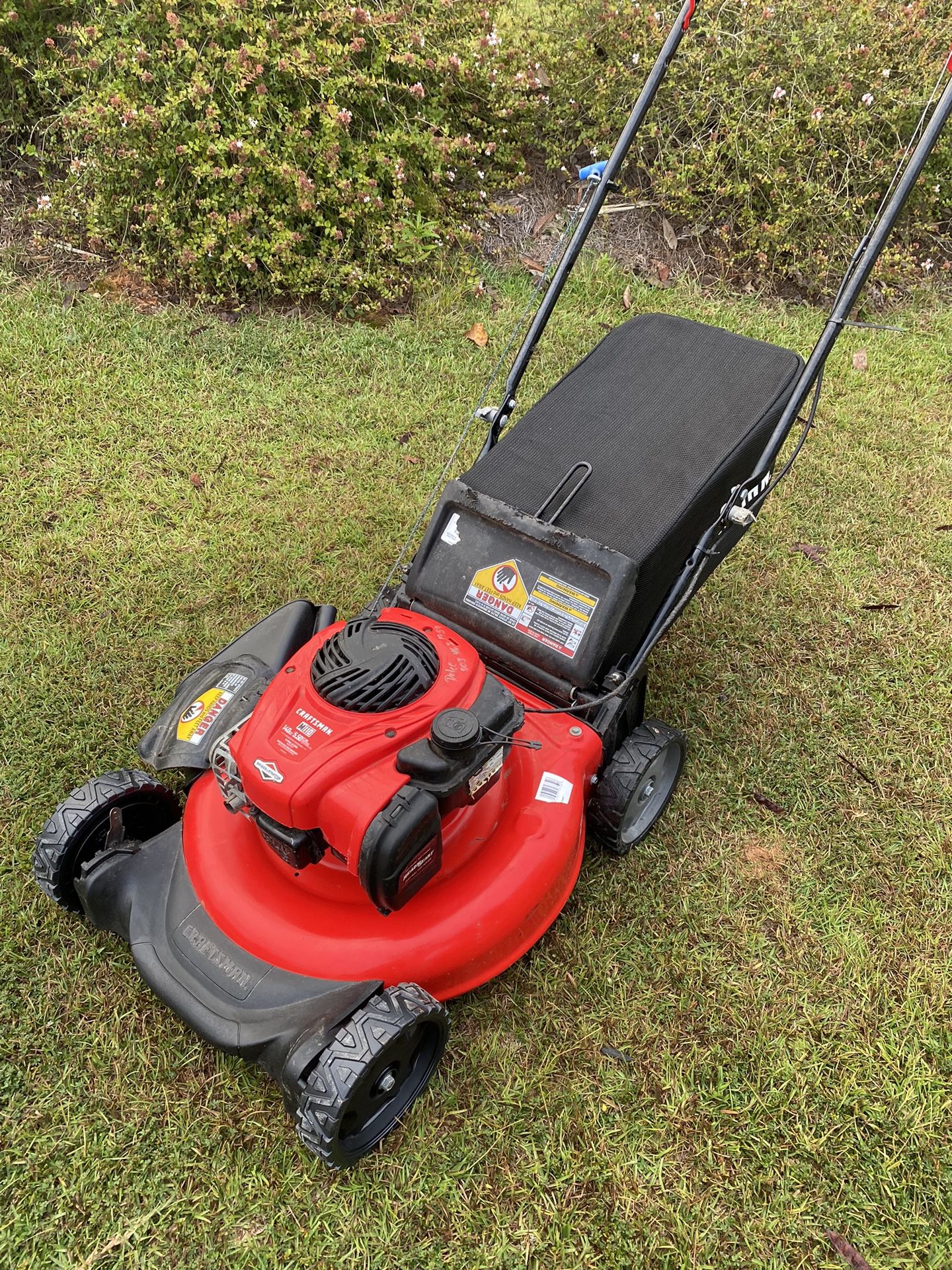 Craftsman Lawn Mower With Bag