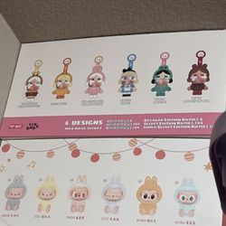 Labubu And Crybaby Keychains 