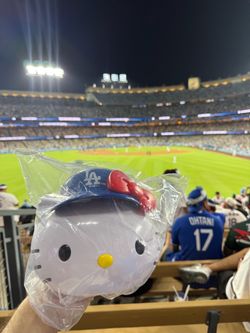 Hello Kitty LA Dodgers popcorn bucket