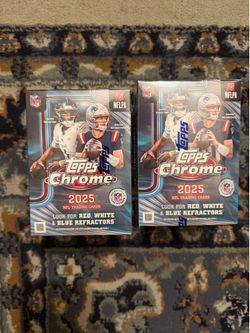 Topps chrome football blaster 2025