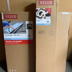Velux Fixed Skylight 46x46 w/ Flashing Kit – New in Box