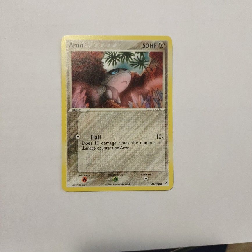 pokemon card aron (2006) for Sale in Miami, FL If heads Aron (65/111) [Sun & Moon: