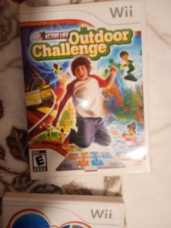 Active Life Outdoor Challenge Nintendo Wii Game