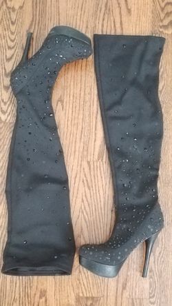 ALDO Women's Rhinestone Knee High Boot