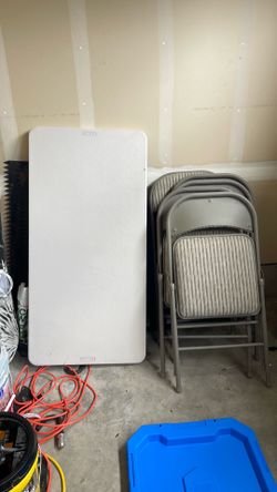 Folding Table and chairs