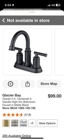 Black Bath Faucet