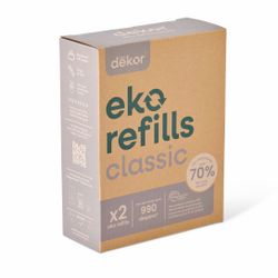 Diaper Dekor CLASSIC Diaper Pail Refills 2 Count Unscented