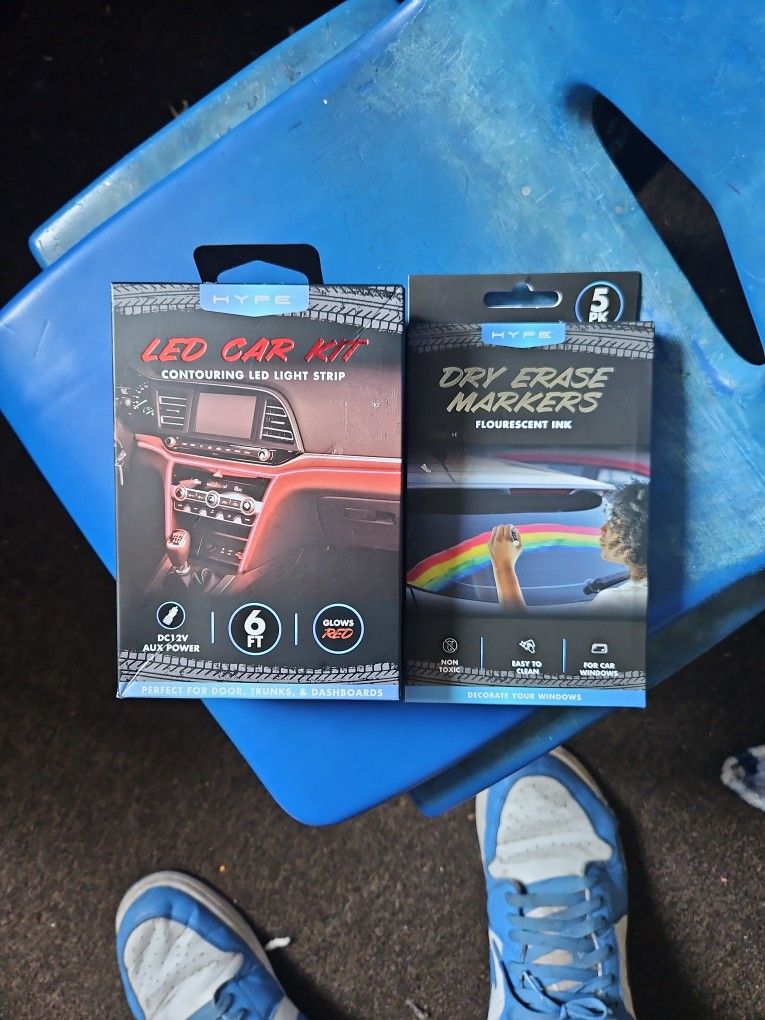 LED CAR KIT ND MARKERS$ 40 BOTH