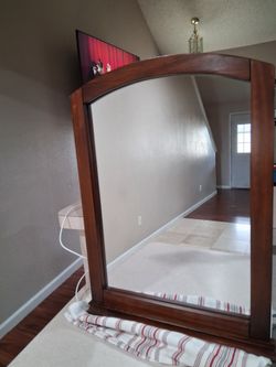 Wooden Mirror